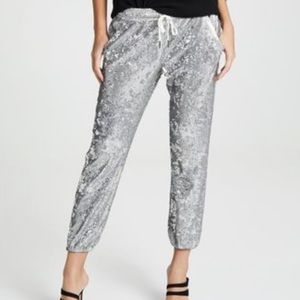 Sequin Lounge Joggers Pants by David Lerner NY